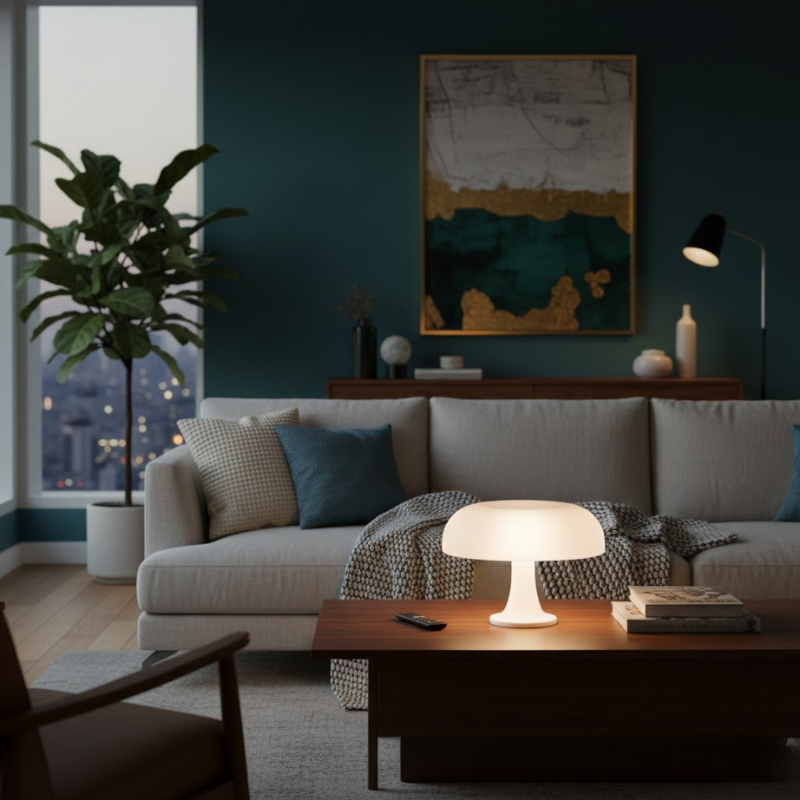 Lampe de chevet champignon à lumière douce